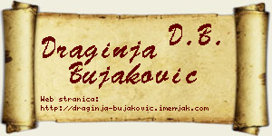 Draginja Bujaković vizit kartica